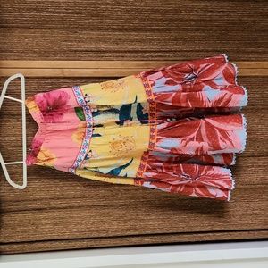 Farm Rio floral skirt
